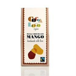 Cocoa Loco Org Milk Chocolate Mango Bar 100g