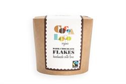 Cocoa Loco Organic F/T Dark Hot Chocolate Drinking Flakes 200g