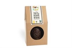Cocoa Loco Dark Chocolate Easter Egg Filled With Dark Buttons 225g