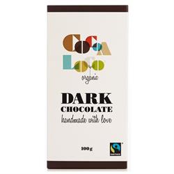 Cocoa Loco Organic F/T 72% Dark Chocolate Bar 190g