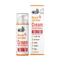 CBDfx CBDfx Muscle and Joint Heating Cream - 500mg CBD/500mg CBG