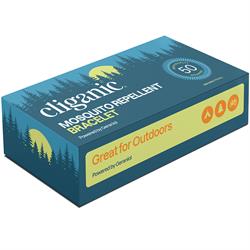Cliganic UK Cliganic Repellent Bands 50 Individual Units EVA Bracelets
