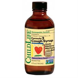 Child Life ChildLife Essential Formula 3 Cough Syrup Berry 120ml Glass