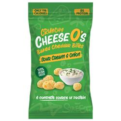 Cheeseo's CheeseO's Sour Cream & Onion Baked Cheddar Bites 20g