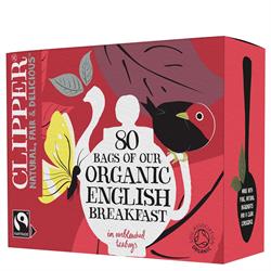 Clipper Clipper Organic Fairtrade English Breakfast Tea 80 Bags