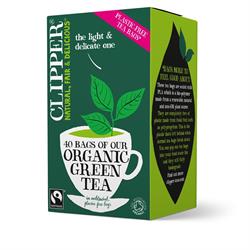 Clipper Clipper Fairtrade & Organic Green Tea 40 Bags