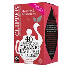 Clipper Clipper Organic & Fair Trade English Breakfast 40 Tea Bags
