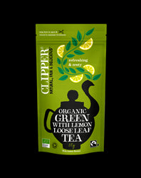 Clipper Clipper Fairtrade organic Loose Leaf Green & Lemon Tea 80g