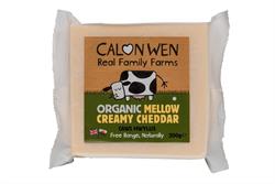 Calon Wen Organic Creamy Mellow Cheddar Cheese 200g