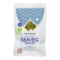 Clearspring Original - Organic Seaveg Crispies Multipack(TRAYLESS) 20g