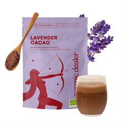 Cosmic Dealer Cacao Lavender - Lavender Drinking Chocolate Organic Raw Reishi Lion's Mane 120g