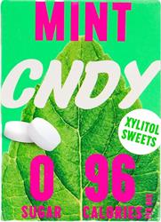 CNDY FREE CNDY Mint Sugar Free Xylitol Sweets 40g