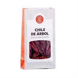 Cool Chile Whole Dried De Arbol Chillies 20g