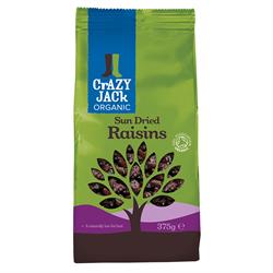 Crazy Jack Org Raisins 375g