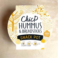 ChicP Ambient On the Go Hummus & Breadstick Snack Pack 70g