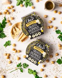 ChicP Ambient Delicious healthy Truffle hummus & breadstick Snack Pot 70g