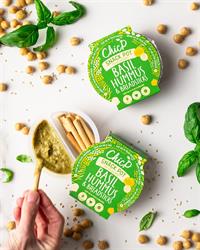 ChicP Ambient Basil Fridge-less Hummus & Breadstick Snack Pot 70g