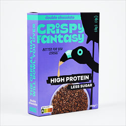 Crispy Fantasy Crispy Fantasy Double Chocolate - High Protein Cereal 250g