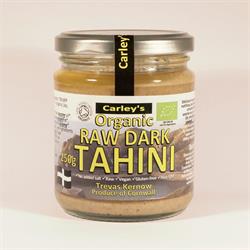 Carley's Organic Raw DARK Tahini (ft sesame oil) 250g