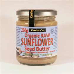 Carley's Org Raw EU Sunflower Seed Butter 250g