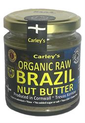 Carley's Organic Raw Brazilnut Butter 170g