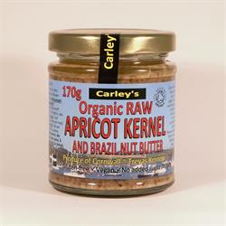 Carley's Organic Raw Apricot Kernel & Brazilnut Butter 170g