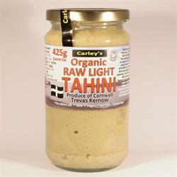 Carley's Organic Raw LIGHT Tahini (ft sesame oil) 425g