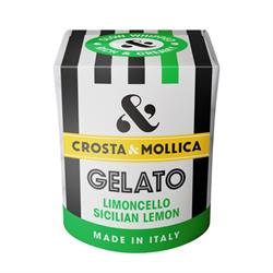 Crosta and Mollica Gelato Limoncello Sicilian Lemon 450ml