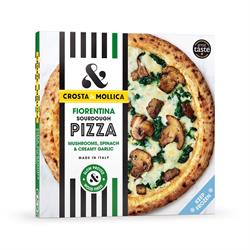 Crosta and Mollica Pizza Fiorentina - Mushroom Spicy Spinach & Garlic Sauce 355g