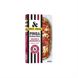 Crosta and Mollica Crosta & Mollica Salami & Mozzarella Pinsa Pizza 160g