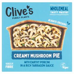 Clives Creamy Mushroom Wholemeal Pie 235g