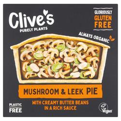 Clives Gluten Free Mushroom & Leek Pie 235g