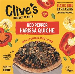 Clives Clive's Organic Red Pepper Harissa Quiche 380g