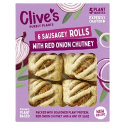 Clives Clive's Non Organic Vegan Sausagey Rolls 160g