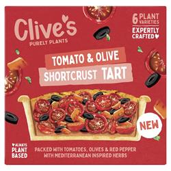 Clives Clive's (Non Organic) Tomato and Olive Shortcrust Tart 150g