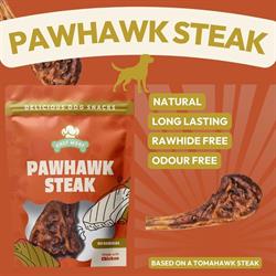 Chef Woof SAMPLE - Chef Woof PAWHAWK STEAK Natural Dog Treat