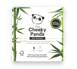 Cheeky Panda 100% Bamboo Toilet Tissue 9 Pack