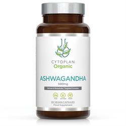 Cytoplan Organic Ashwagandha 500mg 60 capsules