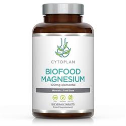 Cytoplan Biofood Magnesium 100mg elemental 120 tablets