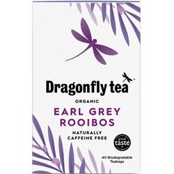 Dragonfly Tea Organic Earl Grey Rooibos Tea 40 teabags