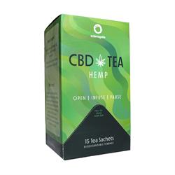 Edens Gate CBD Tea With Adaptogens - Hemp - 15 Tea Bags