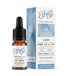 EthicaCBD FREE Calm CBD Oil 1000mg/10ml (with Eucalyptus & Iodine)