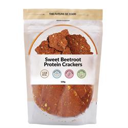 Foodhak Foodhak Sweet Beetroot Protein Crackers 100g