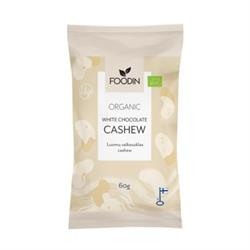 Foodin Organic Raw White Chocolate Cashew 60G