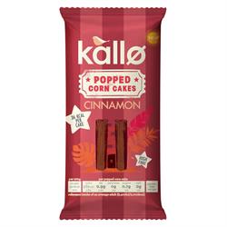 Kallo Kallo Cinnamon Popped Corn Cakes 125g