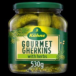 Kuhne Kuhne Gourmet Gherkins With Herbs 530g