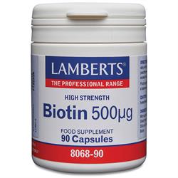 Lamberts High Strength Biotin 500ug 90 capsule