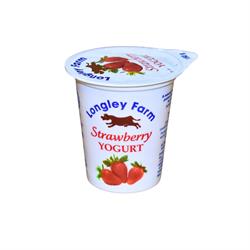Longley Farm Longley Farm Strawberry Live Yogurt 150g