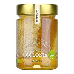 Colonia Colonia Organic Acacia Raw Honey with Honeycomb 420g