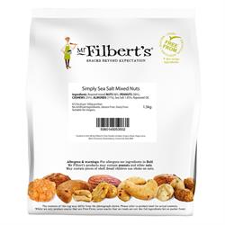 Mr Filberts Mr Filberts Simply Sea Salt Mixed Nuts 1.5kg